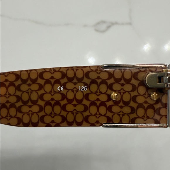 Coach Women's Black and Brown Sunglasses - Picture 3 of 4